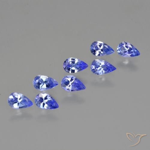 1.87ctw Natural Azul eléctrico Tanzanita, En forma de pera, VS