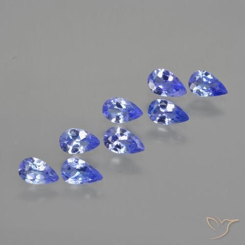 1.71ctw Natural Azul violeta Tanzanita, En forma de pera, VS