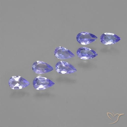 1.34ctw Natural Azul violeta intenso Tanzanita, En forma de pera, VS