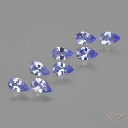 1.68ctw Natural Azul violeta intenso Tanzanita, En forma de pera, VS