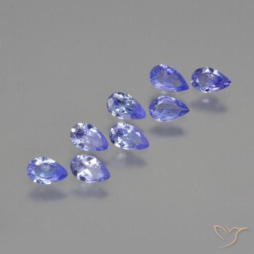 1.46ctw Natural Azul eléctrico Tanzanita, En forma de pera, VS
