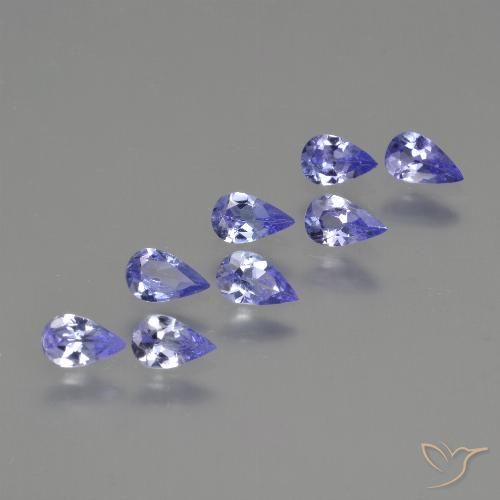 1.48ctw Natural Azul violeta Tanzanita, En forma de pera, VS
