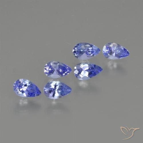 1.43ctw Natural Azul intenso Tanzanita, En forma de pera, VS