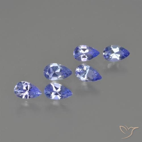 1.24ctw Natural Azul oscuro Tanzanita, En forma de pera, VS