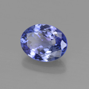 tanzanita Azul violeta natural de 2.28 ct, Corte Óvalo, VVS