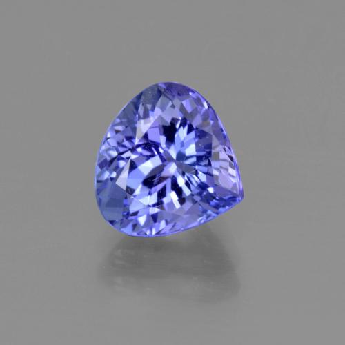 Tanzanita azul natural de 2,28 ct, en forma de pera, VVS