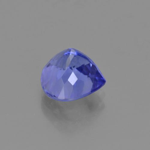 Tanzanita azul natural de 2,28 ct, en forma de pera, VVS
