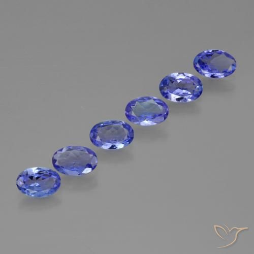 2.30ctw Natural Azul violeta oscuro Tanzanita, Ovalada, VVS-VS