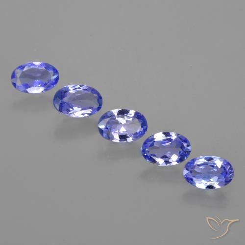2.12ctw Natural Azul violeta intenso tanzanita, Ovalada, VS
