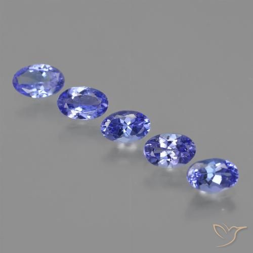 2.37ctw Natural Azul violeta intenso tanzanita, Ovalada, VVS-VS