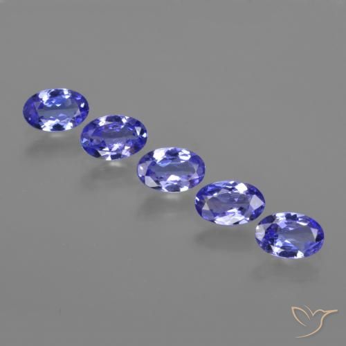 2.36ctw Natural Azul violeta intenso tanzanita, Ovalada, VVS-VS