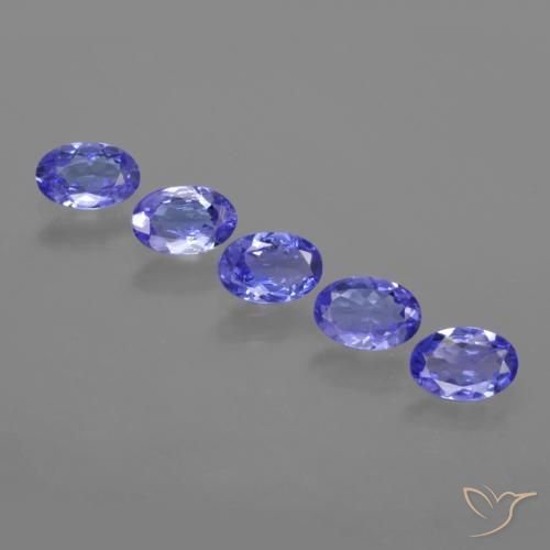 2.31ctw Natural Azul violeta intenso tanzanita, Ovalada, VVS-VS