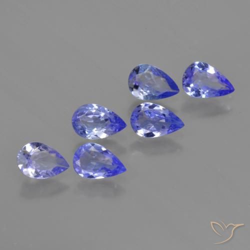 2.09ctw Natural Azul violeta intenso Tanzanita, En forma de pera, VS