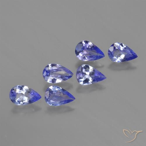 1.81ctw Natural Azul violeta intenso Tanzanita, En forma de pera, VS