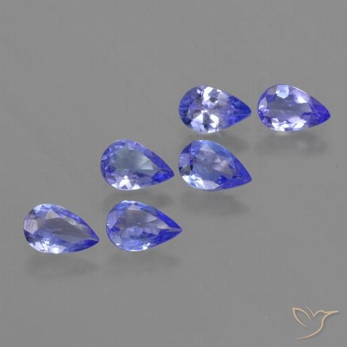 2.15ctw Natural Azul violeta intenso Tanzanita, En forma de pera, VS
