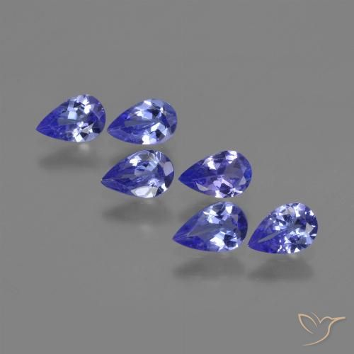 2.28ctw Natural Azul violeta tanzanita, En forma de pera, VS