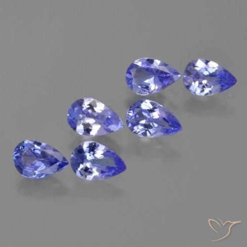 2.13ctw Natural Azul medio Tanzanita, En forma de pera, VS