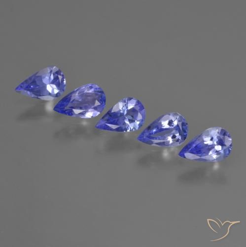 1.48ctw Natural Azul intenso Tanzanita, En forma de pera, VS