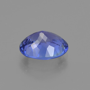 Tanzanita azul natural de 1,95 ct, corte óvalo, VVS