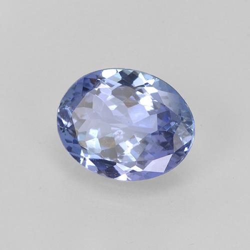 Tanzanita azul natural de 1,71 ct, corte óvalo, VS