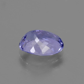 Tanzanita azul natural de 2,43 ct, corte óvalo, VS