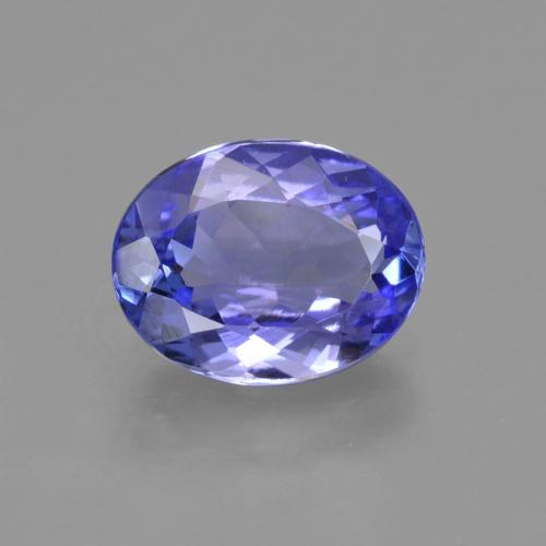 tanzanita Azul violeta intenso natural de 1.92 ct, Corte Óvalo, VVS