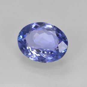 tanzanita Azul violeta intenso natural de 2.13 ct, Corte Óvalo, VVS