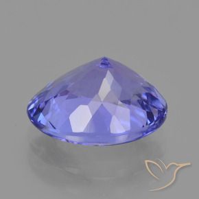 tanzanita Azul violeta intenso natural de 2.88 ct, Corte Óvalo, VS-SI