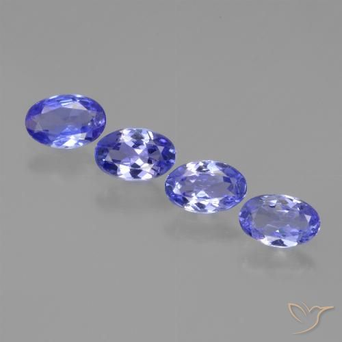 1.58ctw Natural Azul intenso tanzanita, Ovalada, VVS-VS