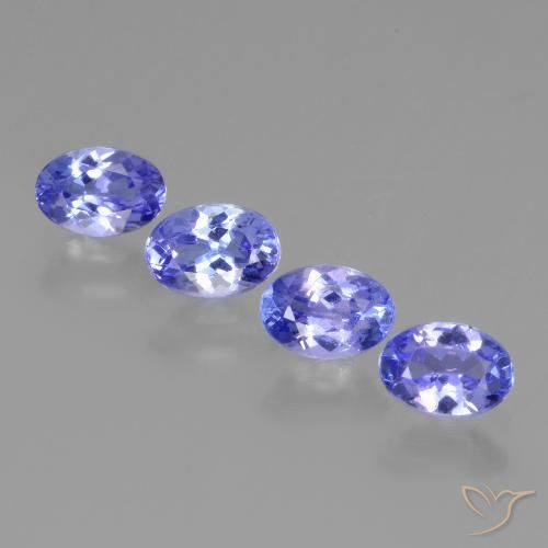1.91ctw Natural Azul violeta tanzanita, Ovalada, VVS-VS