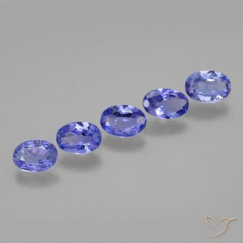 2.37ctw Natural Azul violeta intenso tanzanita, Ovalada, VS