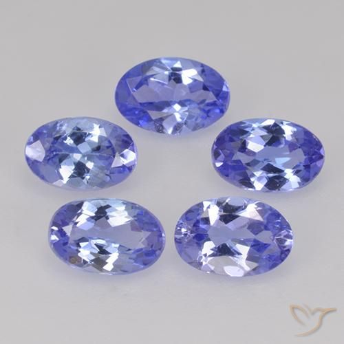 2.29ctw Natural Azul violeta intenso tanzanita, Ovalada, VS