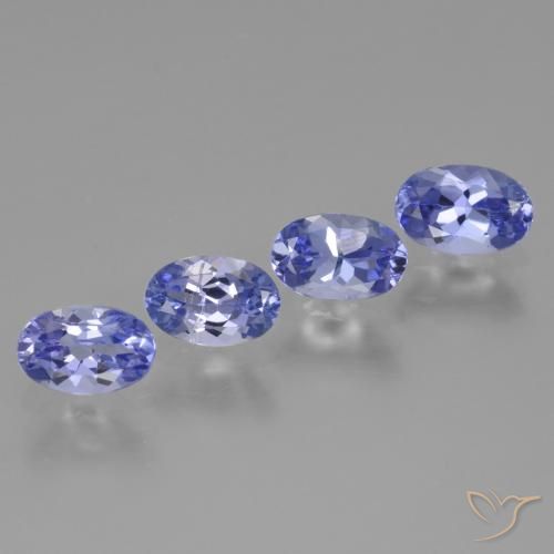 2.17ctw Natural Azul violeta intenso tanzanita, Ovalada, VS