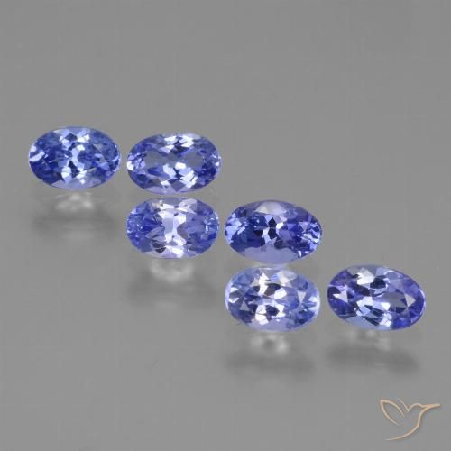 2.53ctw Natural Azul púrpura intenso tanzanita, Ovalada, VVS-VS