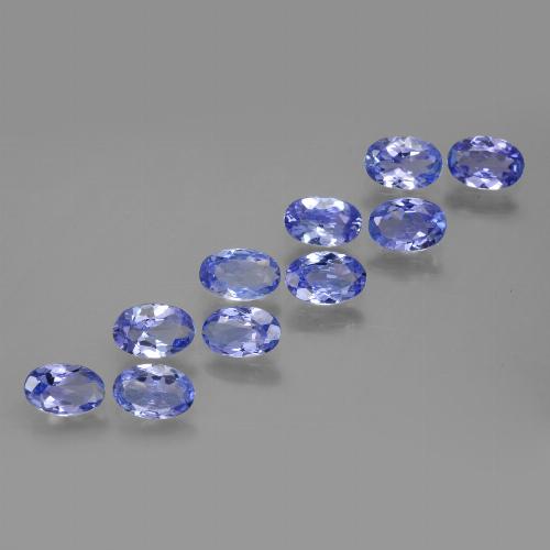 Gemas de tanzanita azul natural de 4,33 ct, corte óvalo, VVS-VS