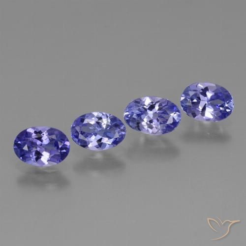 1.80ctw Natural Azul violeta tanzanita, Ovalada, VS