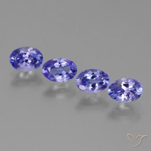 2.04ctw Natural Azul violeta intenso tanzanita, Ovalada, VS