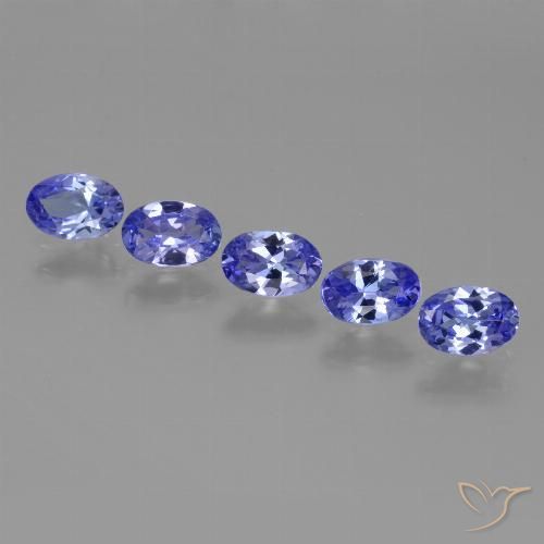 2.24ctw Natural Azul violeta intenso tanzanita, Ovalada, VS