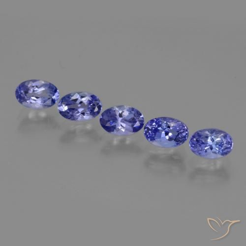 2.63ctw Natural Azul violeta tanzanita, Ovalada, VS