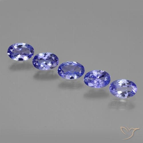 2.25ctw Natural Azul violeta intenso tanzanita, Ovalada, VS