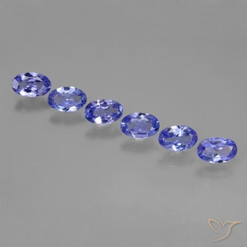 2.23ctw Natural Azul violeta intenso tanzanita, Ovalada, VS