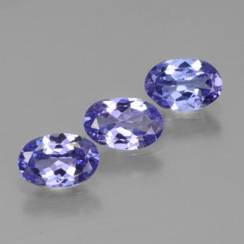 Gemas de tanzanita azul natural de 1,72 ct, corte óvalo, VS