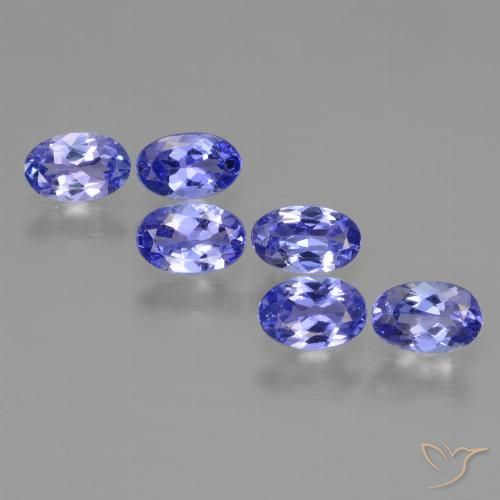 2.45ctw Natural Azul violeta intenso tanzanita, Ovalada, VS