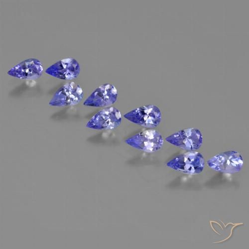 2.38ctw Natural Azul violeta intenso Tanzanita, En forma de pera, VS