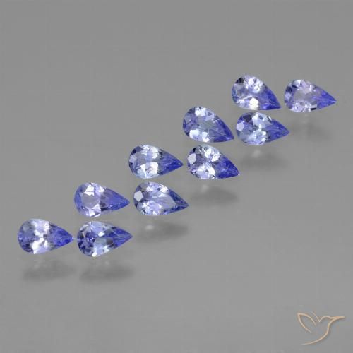 1.96ctw Natural Azul violeta intenso Tanzanita, En forma de pera, VS