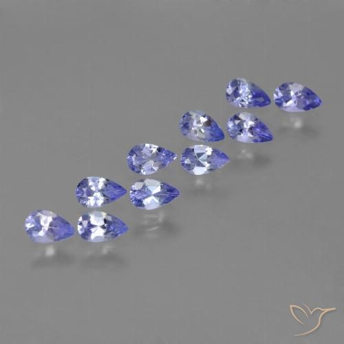 2.21ctw Natural Azul violeta intenso Tanzanita, En forma de pera, VS