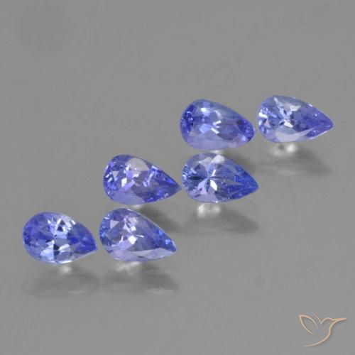 2.66ctw Natural Azul violeta Tanzanita, En forma de pera, VS