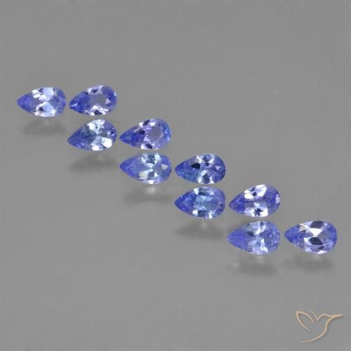 1.86ctw Natural Azul oscuro tanzanita, En forma de pera, VS