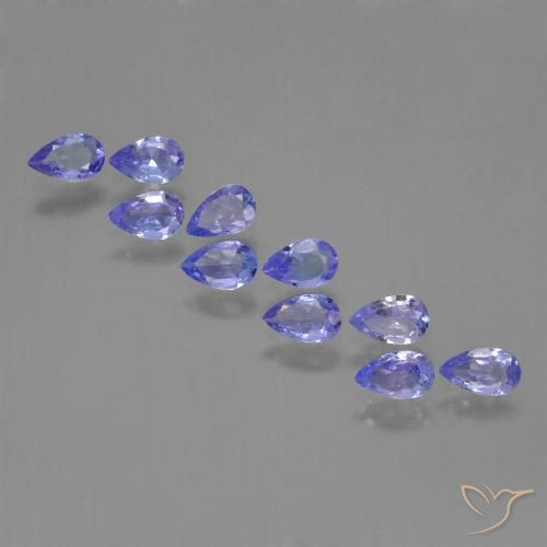 1.89ctw Natural Azul violeta intenso Tanzanita, En forma de pera, VS