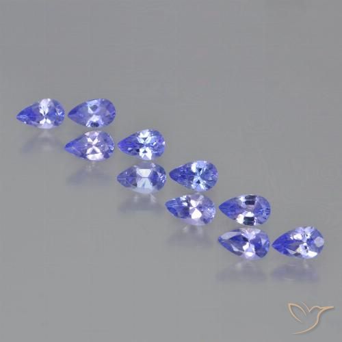 2.51ctw Natural Azul violeta intenso Tanzanita, En forma de pera, VS